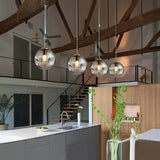 Brikey - Lampe Suspendue Sphérique En Verre