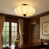 Plafonnier médiéval en soie