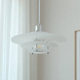 Moderne Ufo Forme Lustre Vintage Suspension