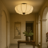 Plafonnier médiéval en soie