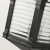 Lampe murale d'extérieur en verre antique