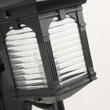 Lampe murale d'extérieur en verre antique