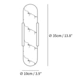 Applique Melange En Albâtre Allongé