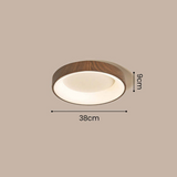 Lampe de plafond en bois naturel