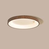Lampe de plafond en bois naturel