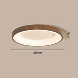 Lampe de plafond en bois naturel
