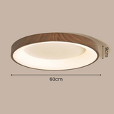 Lampe de plafond en bois naturel