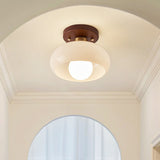 Blanc Vintage Petit Plafonnier De Couloir