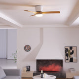 Ventilateur de plafond en bois