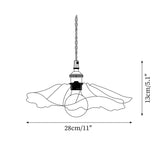 Fleur Lampe Suspendue En Verre