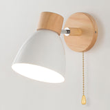 Jandiel - Wood Nordic Modern Hanging Switch Wall Lamp (Lampe Murale Suspendue À Interrupteur)
