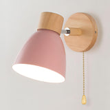 Jandiel - Wood Nordic Modern Hanging Switch Wall Lamp (Lampe Murale Suspendue À Interrupteur)