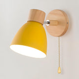 Jandiel - Wood Nordic Modern Hanging Switch Wall Lamp (Lampe Murale Suspendue À Interrupteur)