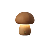 Lampe De Table Rechargeable Pour Champignons En Bois