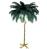 Lampadaire En Plume D'Autruche