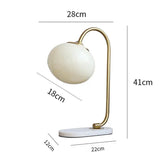 Lampe De Table En Métal Et Verre Marshmallow
