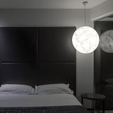 Lampe Pendante En Soie Moon
