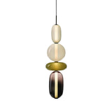 Lampe Pendante En Verre Confit