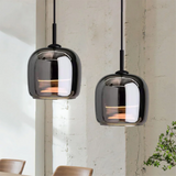 Lampe Pendante Nordique En Verre Noir