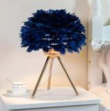 Missfeather™ - Lampe De Table À Intensité Variable Avec Plumes De Luxe