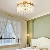 Motif Décoratif Lustre Rond En Verre