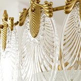 Motif Décoratif Lustre Rond En Verre