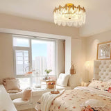 Motif Décoratif Lustre Rond En Verre