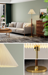 Lampadaire moderne en papier de riz