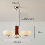 3/5 Tête Bauhaus Chandelier