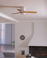 Ventilateur de plafond en bois