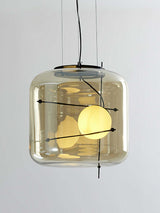 Lampe Pendante En Verre Plot