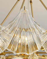 Lustre en forme de coquillage