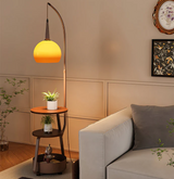 Table de chevet avec lampe Bauhaus