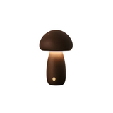 Lampe De Table Rechargeable Pour Champignons En Bois