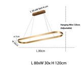 Chandelier de cuisine en or rose