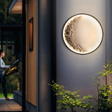 Lampe d'extérieur moderne Elif Moon Shape LED IP65 Waterproof