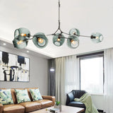 Lustre Sputnik En Verre Bullé Bifurcation