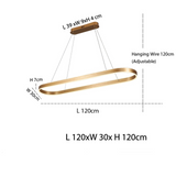 Chandelier de cuisine en or rose