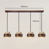 Ascend Retro Stone Wabi-Sabi Pendentif