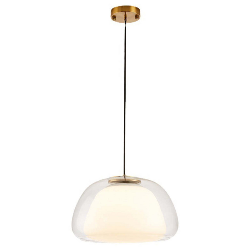 Lampe suspendue moderne en verre au lait