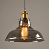 Lampe suspendue en verre antique | style vintage