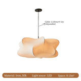 Lampe Suspendue Japonaise En Soie Wabi Sabi