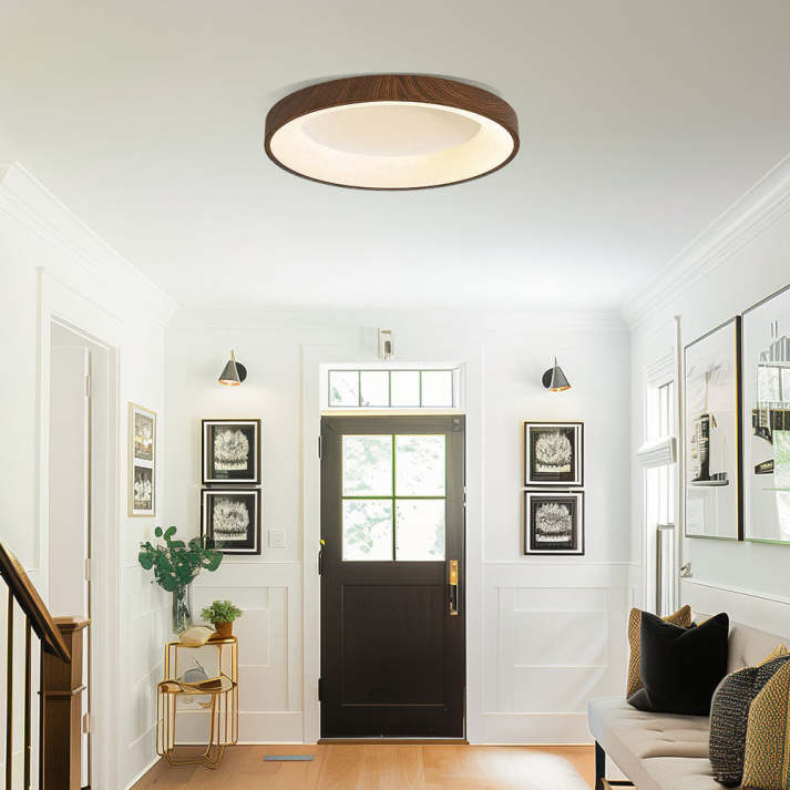 Lampe de plafond en bois naturel