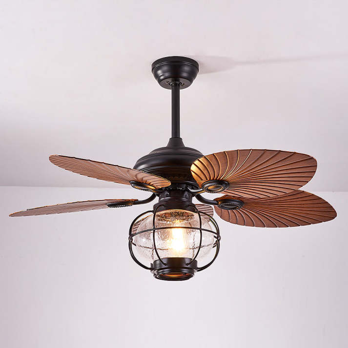 Ventilateurs de plafond créatifs noirs et vintage