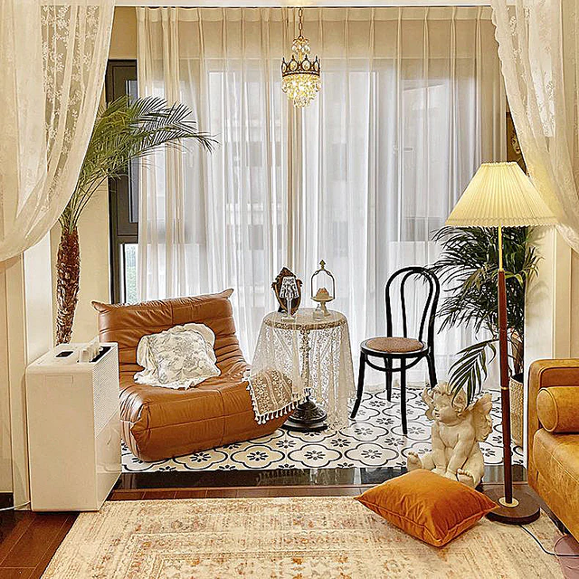 Lampadaire moderne en papier de riz