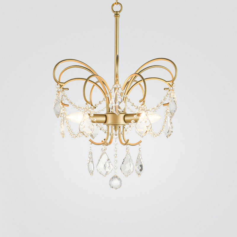 Lustre de salon en forme de papillon