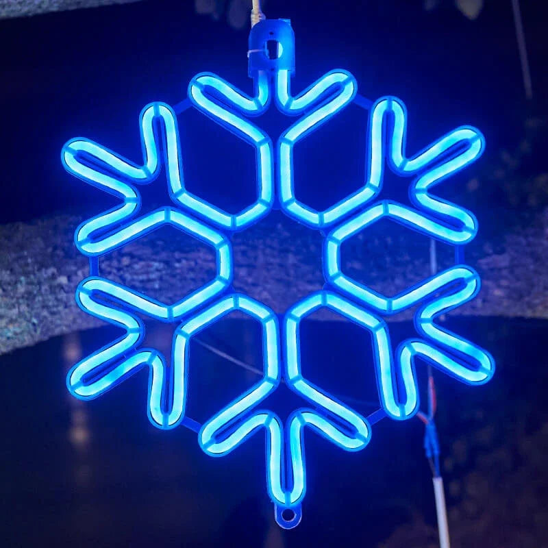 Lampe de Noël LED flocon de neige étanche