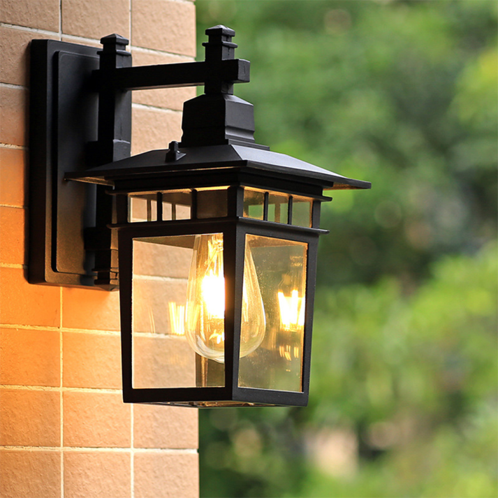 Lampe murale d'extérieur Alessio Black Deco