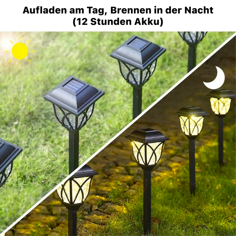 Lampe de jardin à énergie solaire