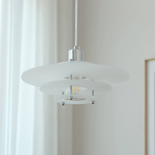 Moderne UFO forme lustre vintage suspension